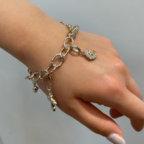 5 CHARMED BRACELET Silver / Zirconia BRACELET（ブレスレット
