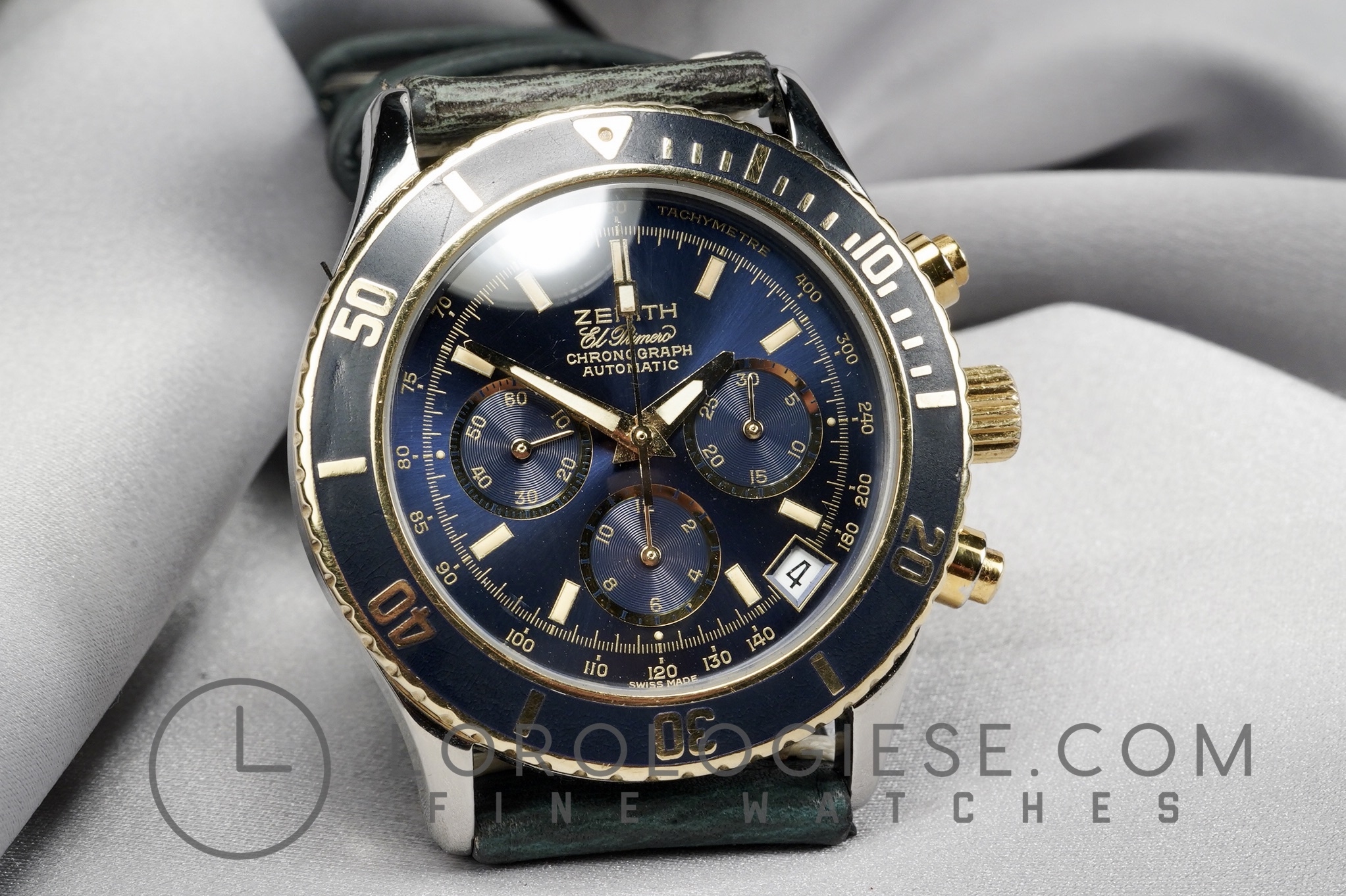 Zenith - De Luca El Primero Ref. 89.0310.400 Blue Dial 1990