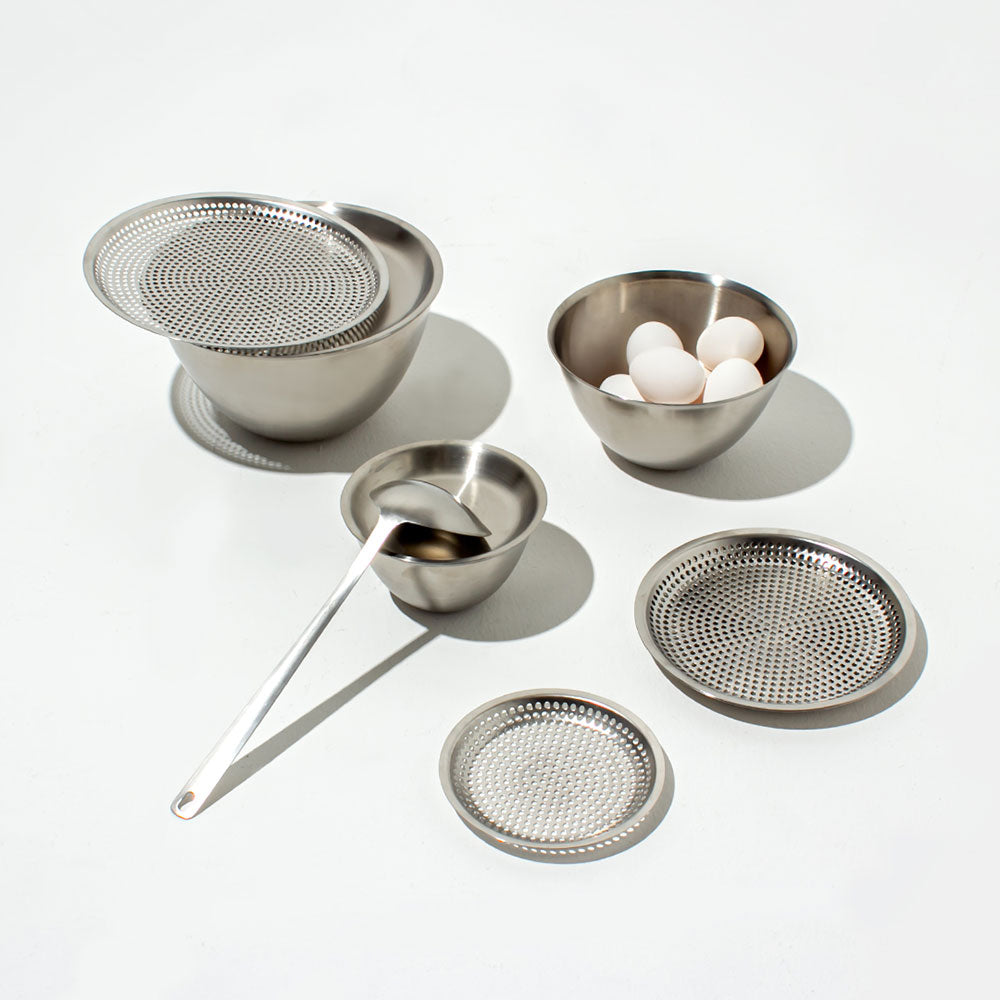 CONTE(コンテ) まかない平ザル 180 キッチンツール シンプルデザイン