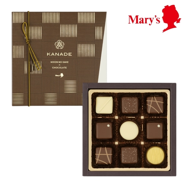 奏-KANADE- 日本の酒コレクション 9個入【メリーチョコレート】(奏