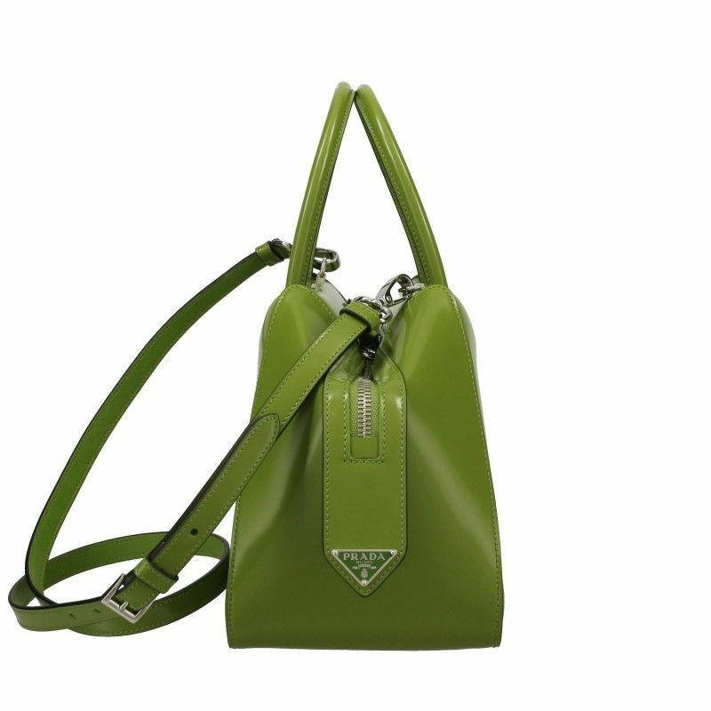 プラダ PRADA ハンドバッグ レディース SPAZZOLATO グリーン 1BA366