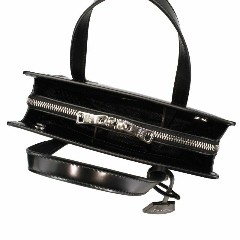 プラダ PRADA ハンドバッグ レディース SPAZZOLATO ブラック 1BA357 V