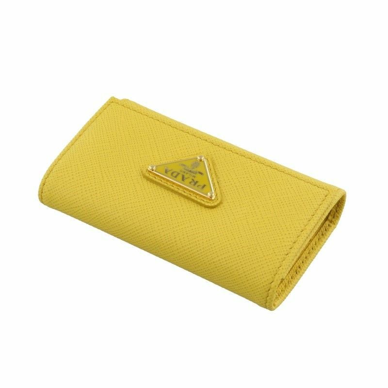 PRADA プラダ キーケース レディース サフィアーノ イエロー 1PG004