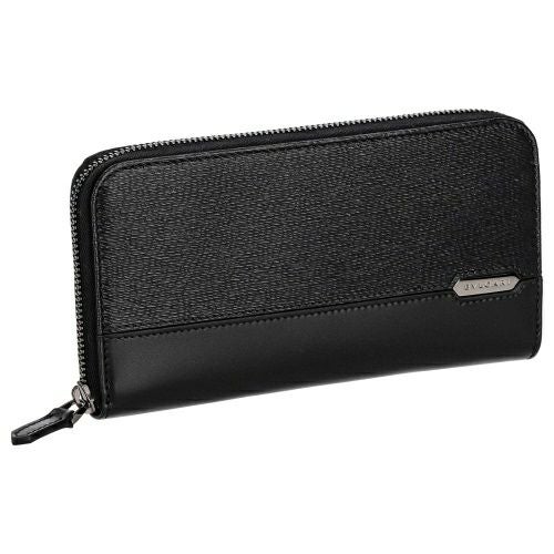 ブルガリ 長財布 メンズ ブラック セルペンティ スカリエ マン BVLGARI