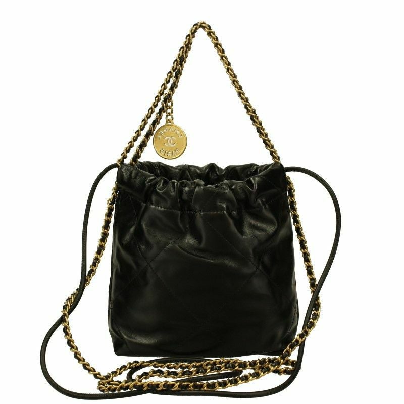 シャネル CHANEL ショルダーバッグ レディース ブラック AS3980 B08037