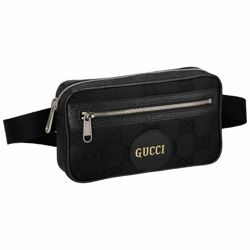 グッチ GUCCI ボディバッグ メンズ グッチオフ ベルト バッグ ブラック