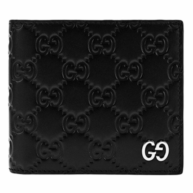 グッチ GUCCI カードケース メンズ シグネチャー ブラック 597560