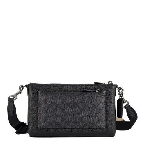 コーチ アウトレット ショルダーバッグ メンズ シグネチャー