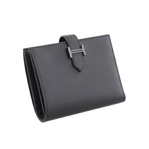エルメス ベアン コンパクト SO-BLACK ヴォーマダム K刻印 HERMES