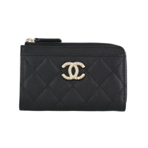 シャネル コインケース レディース ブラック CHANEL AP4091 B16988