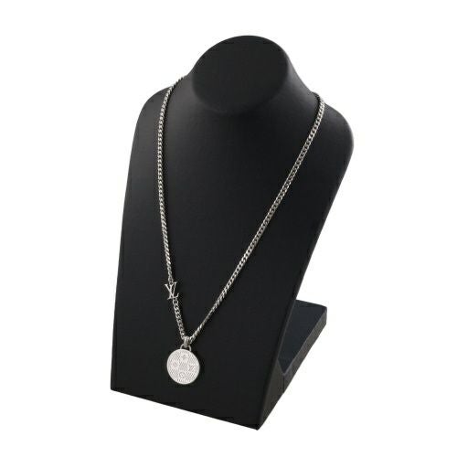 ルイヴィトン ペンダント・ダミエ ステープル シルバー LOUIS VUITTON