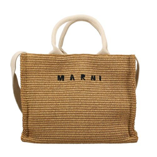 マルニ トートバッグ かごバッグ カゴ レディース ブラウン MARNI