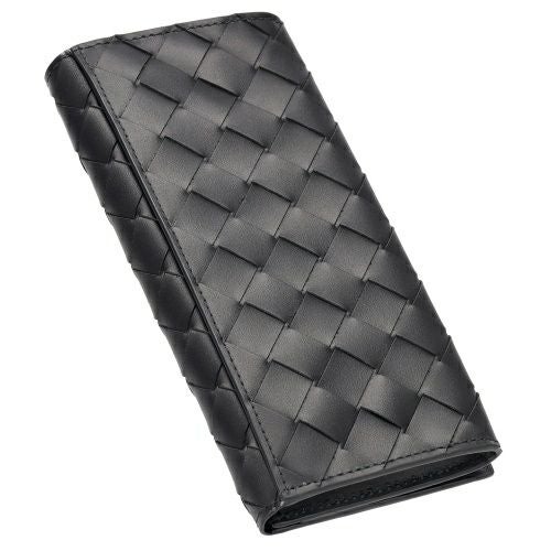 ボッテガヴェネタ 長財布 メンズ イントレチャート ブラック BOTTEGA