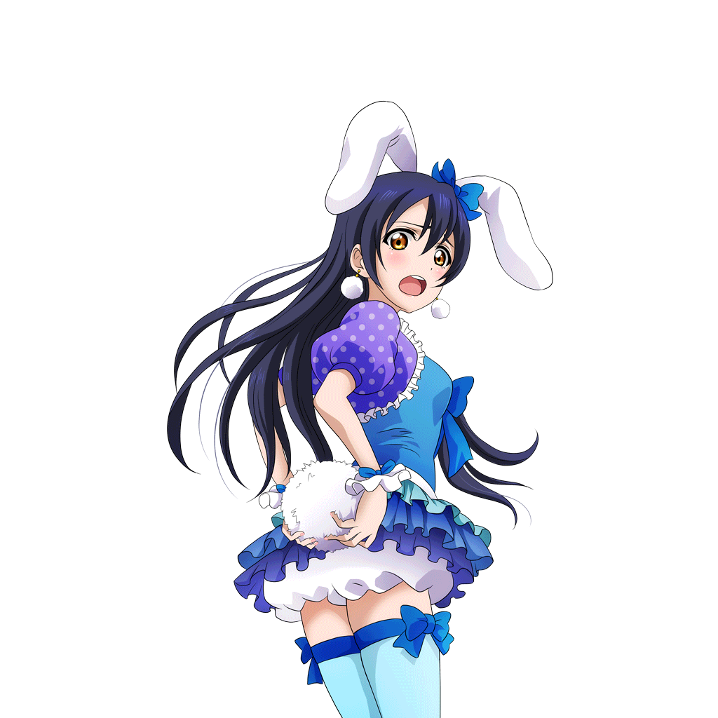 幸運の白うさぎ】園田海未 | ラブライブ！スクフェス カードDB