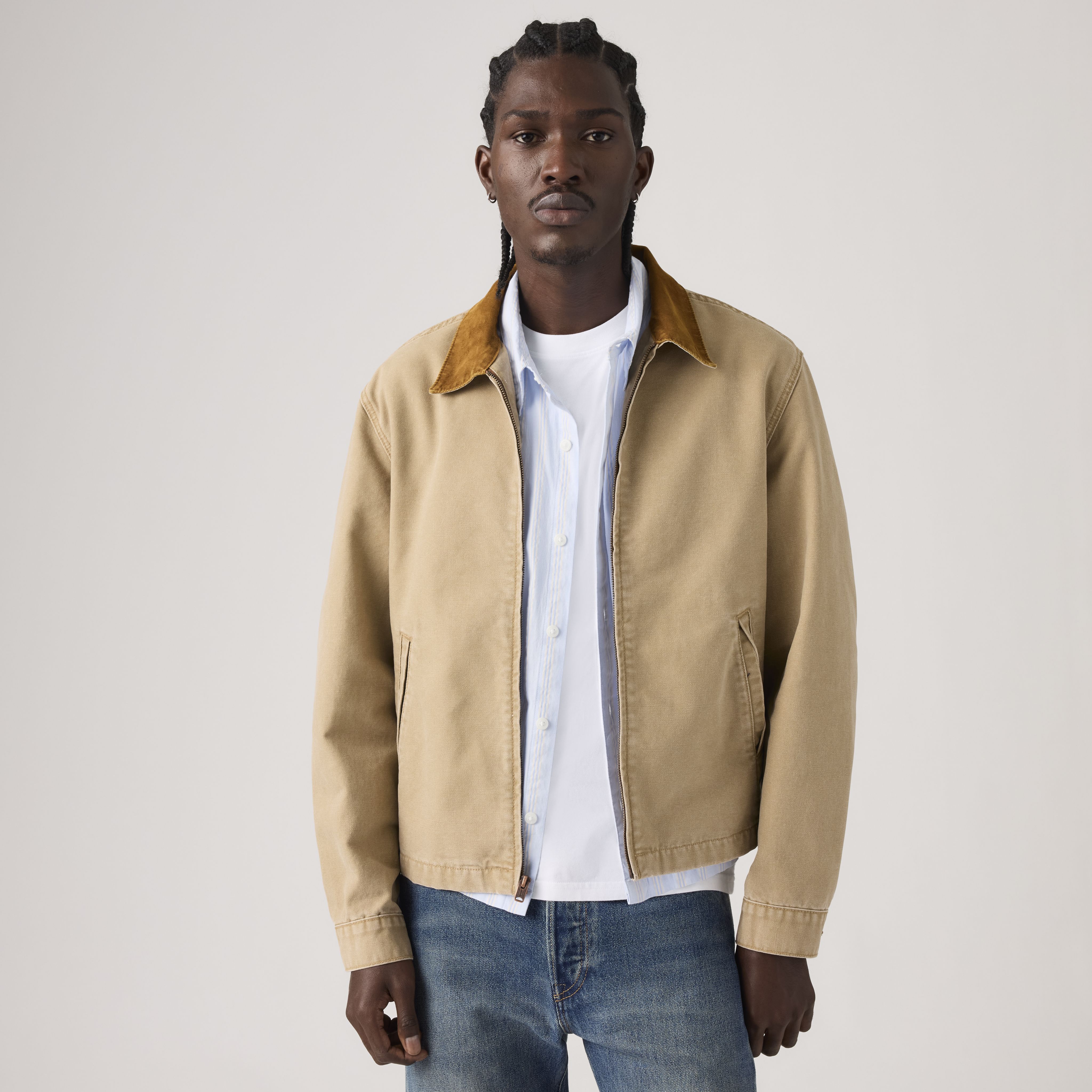 Castro Mechanics Full-zip Canvas Jacket - Tan | Levi's® US