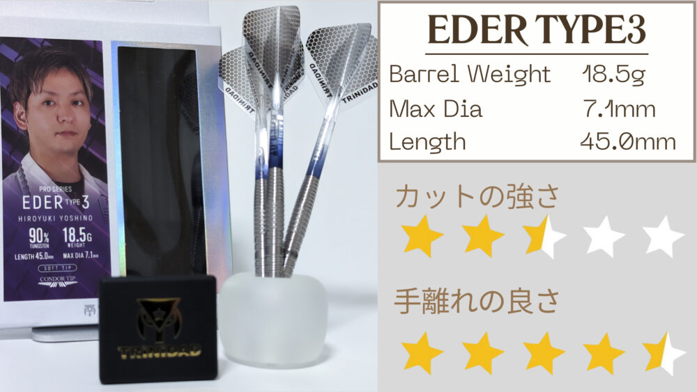 吉野洋幸選手モデル】Eder type3(エデル3)レビュー｜一分の隙も無い高