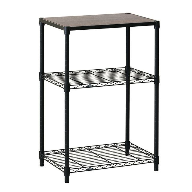 スチールラック 幅60cm 3段 ルミナスノワール フリーラック 幅61×奥行