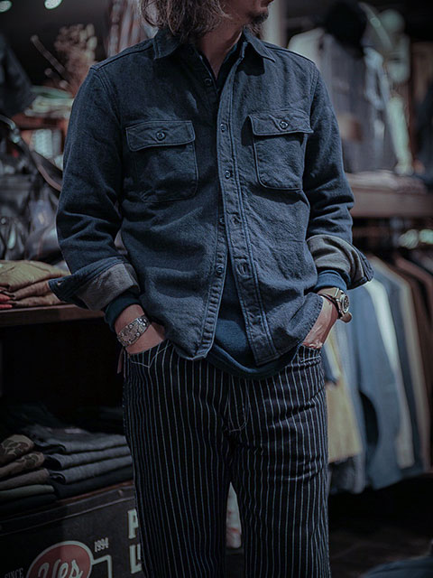 JELADO（ジェラード） 】 ヘビーチェックネルシャツ [ ショート丈