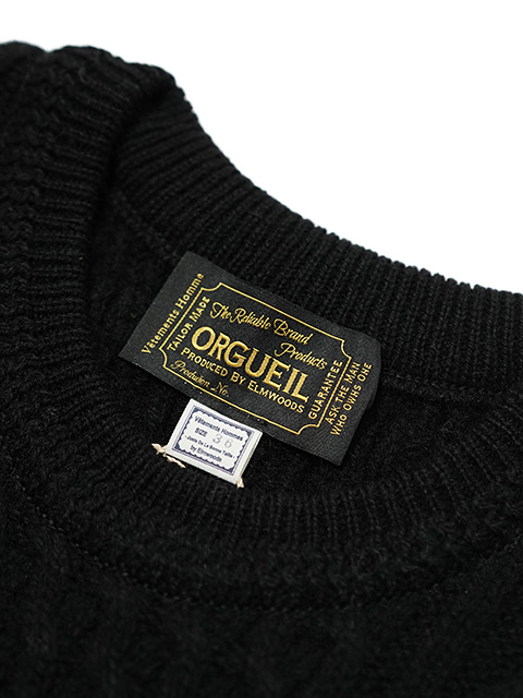ORGUEIL（オルゲイユ） 】 ケーブルニットベスト [ Cable Knit Vest