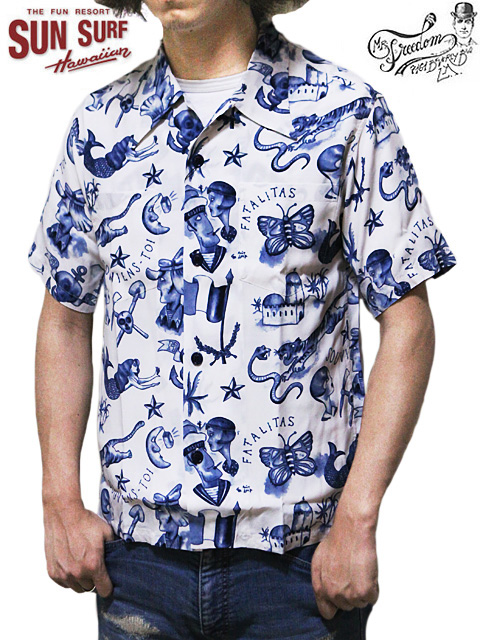 SUN SURF×Mister Freedom（サンサーフ×ミスターフリーダム） 】 半袖