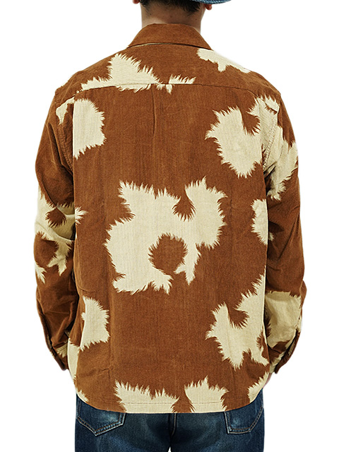 STYLE EYES（スタイルアイズ） 】 コーデュロイオープンカラーシャツ