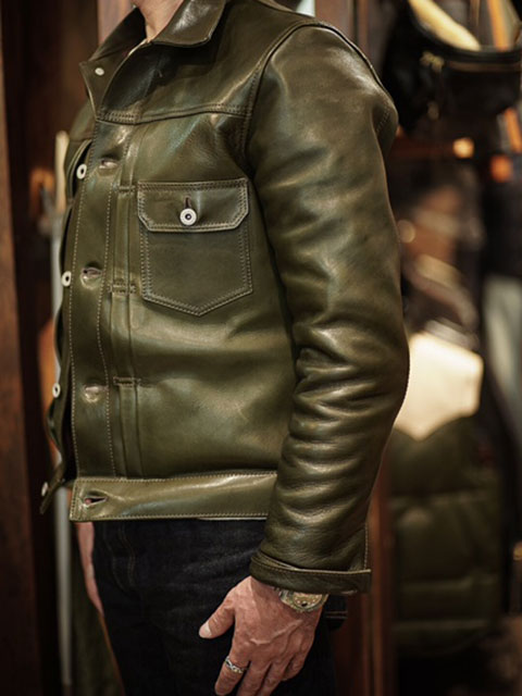 Y'2 LEATHER（ワイツーレザー） 】 エコホースGジャン1stタイプ