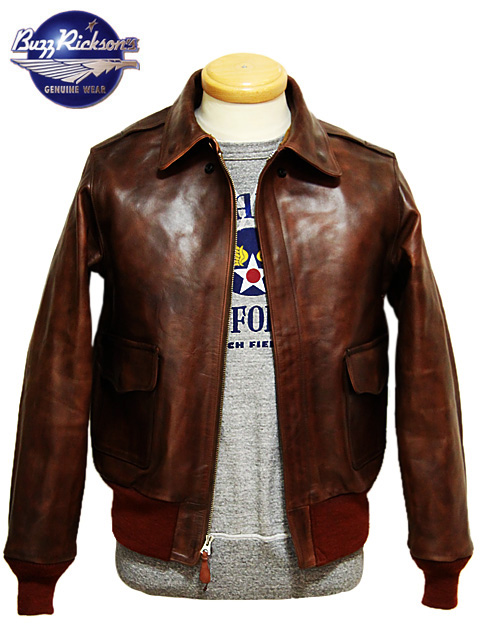 BUZZ RICKSON'S（バズリクソンズ） 】 A-2 “NO.42-15142P” BRONCO HIDE
