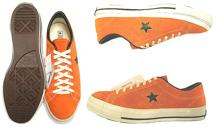 CONVERSE ONE☆STAR SUEDE OX コンバース ワンスター 橙スウェード