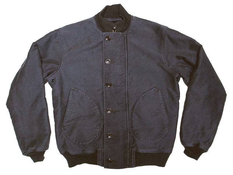 Double RL(RRL) US.NAVY Deck JK ダブルアールエル 紺 デッキ