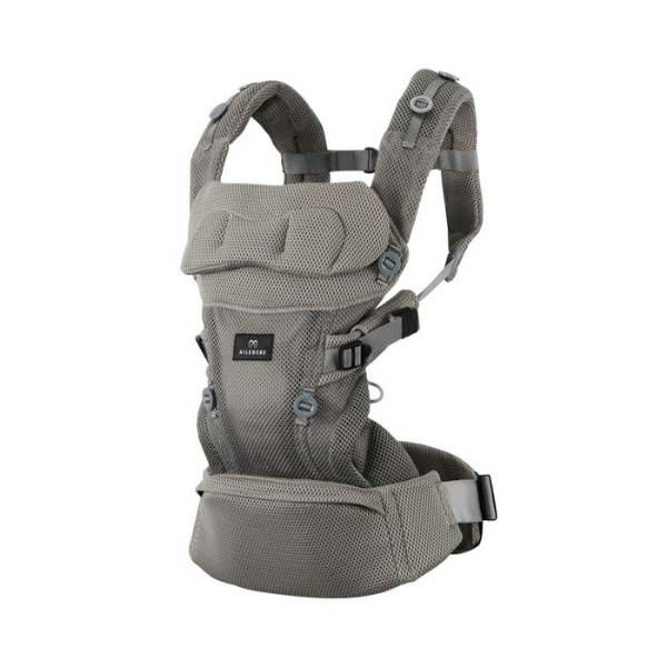 エールベベの抱っこ紐【ベビーキャリアスリー】ニュアンスグレー