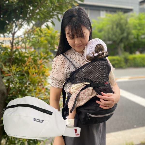 最新ダッグスリー(DaG3)ヒップシート アイボリーホワイト 1歳2歳3歳4歳