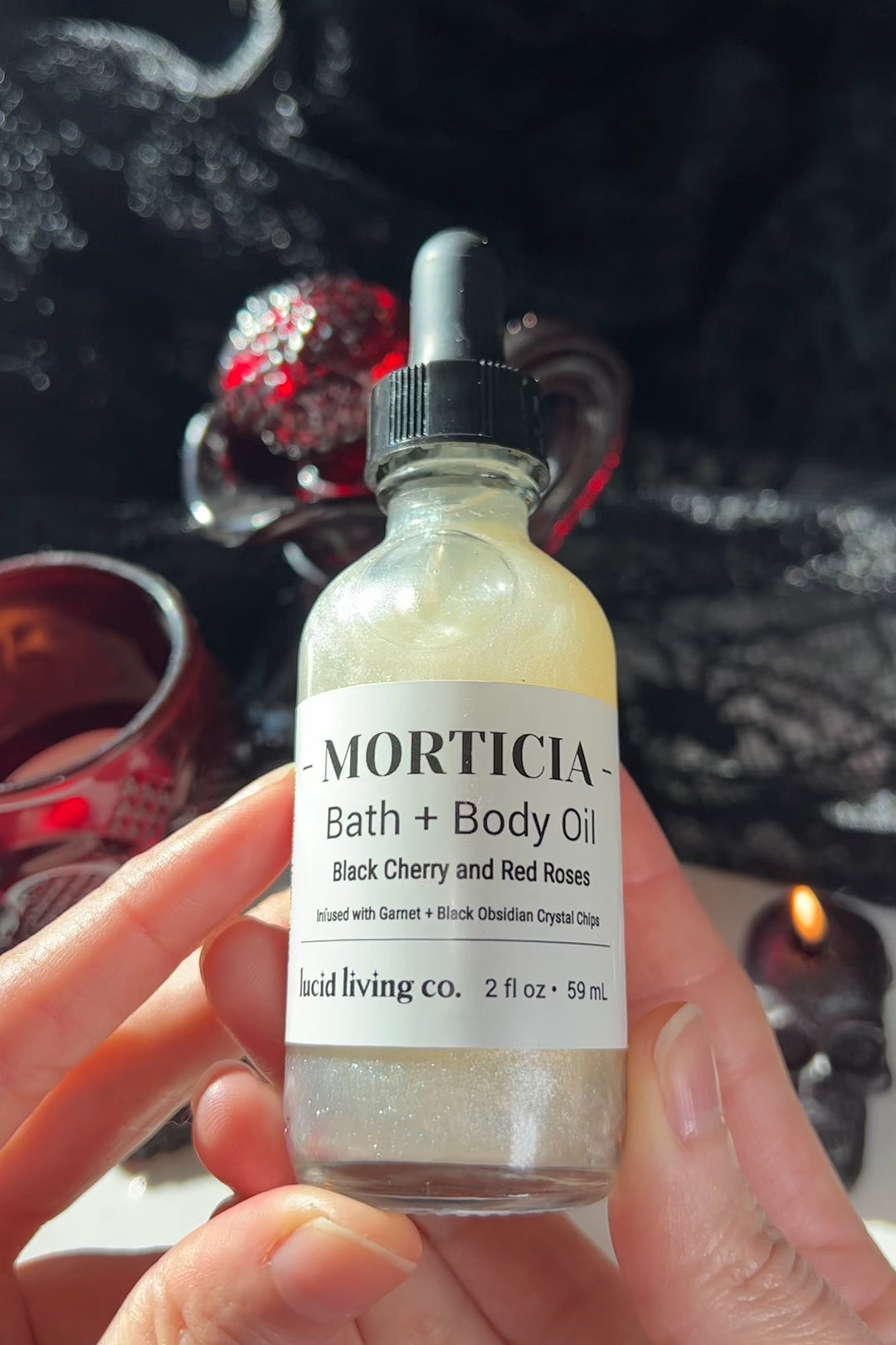 MORTICIA Bath & Body Oil – Lucid Living Co.