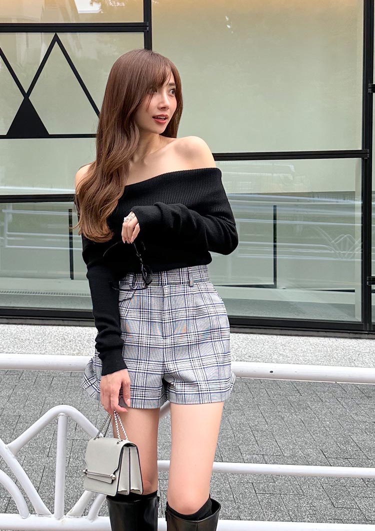 Off shoulder knit top LD039 – LUDICRUM