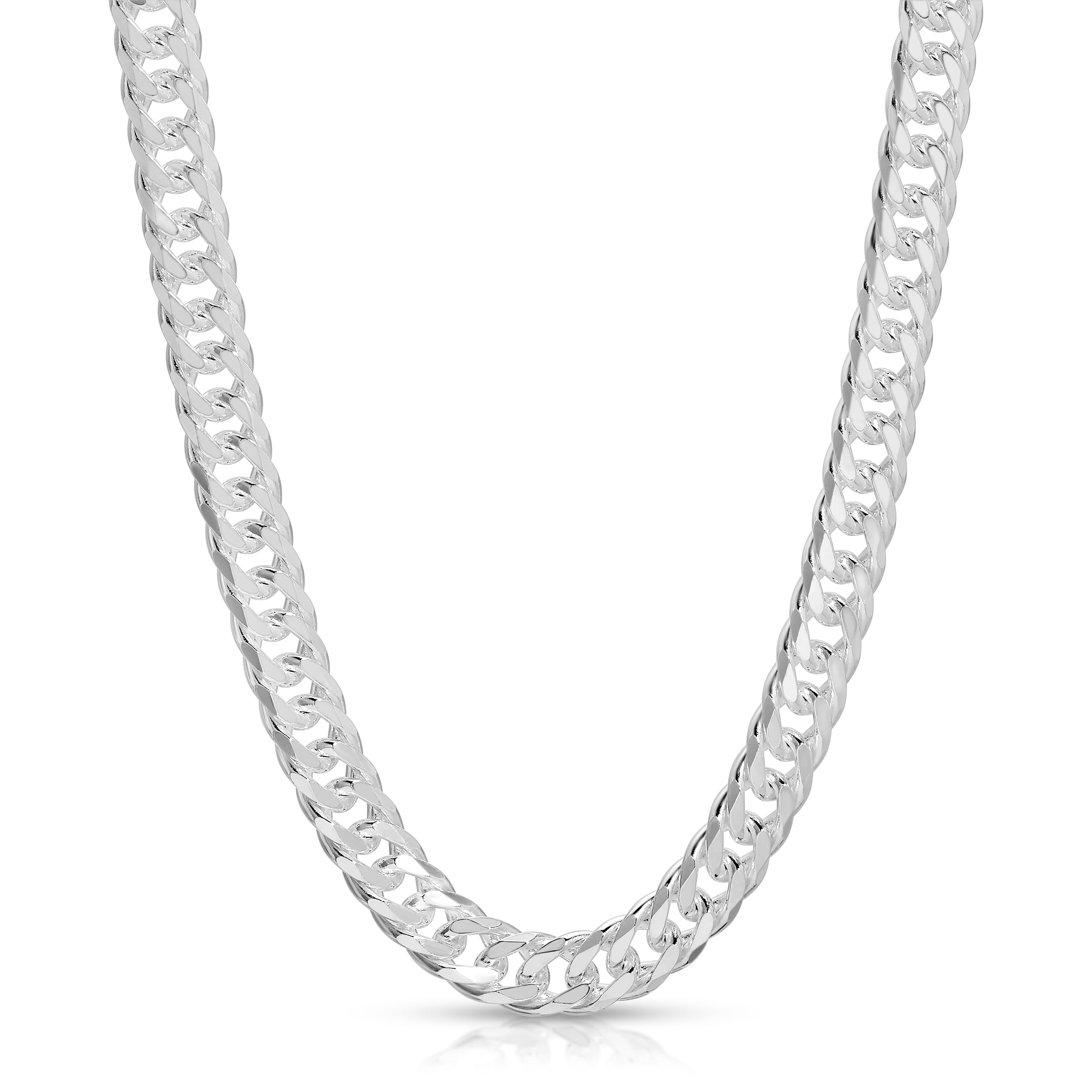 6.5mm Double Curb Chain Sterling Silver - Luke Zion Jewelry – LZJ