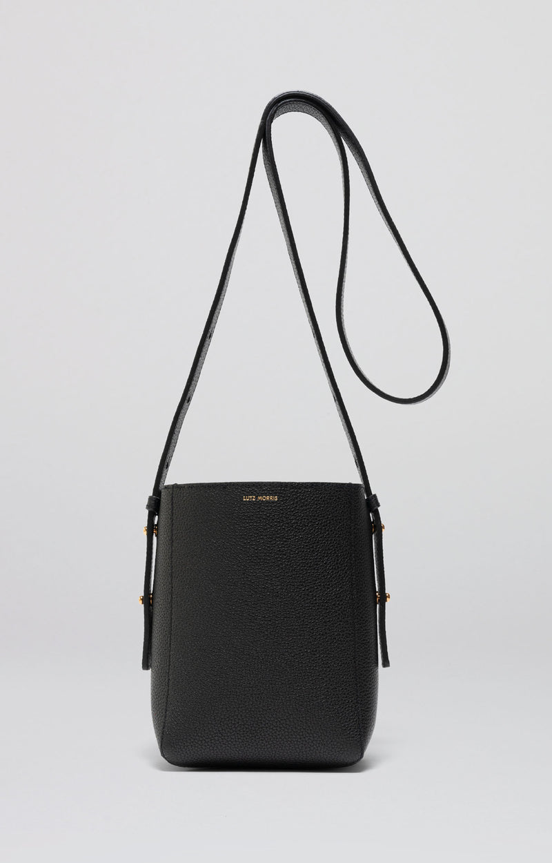 Parker S | Black pebbled | Gold – Lutz Morris