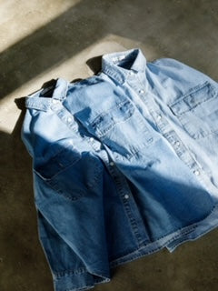 AgAwd/アガウド Denim Over Shirt（デニムオーバーシャツ