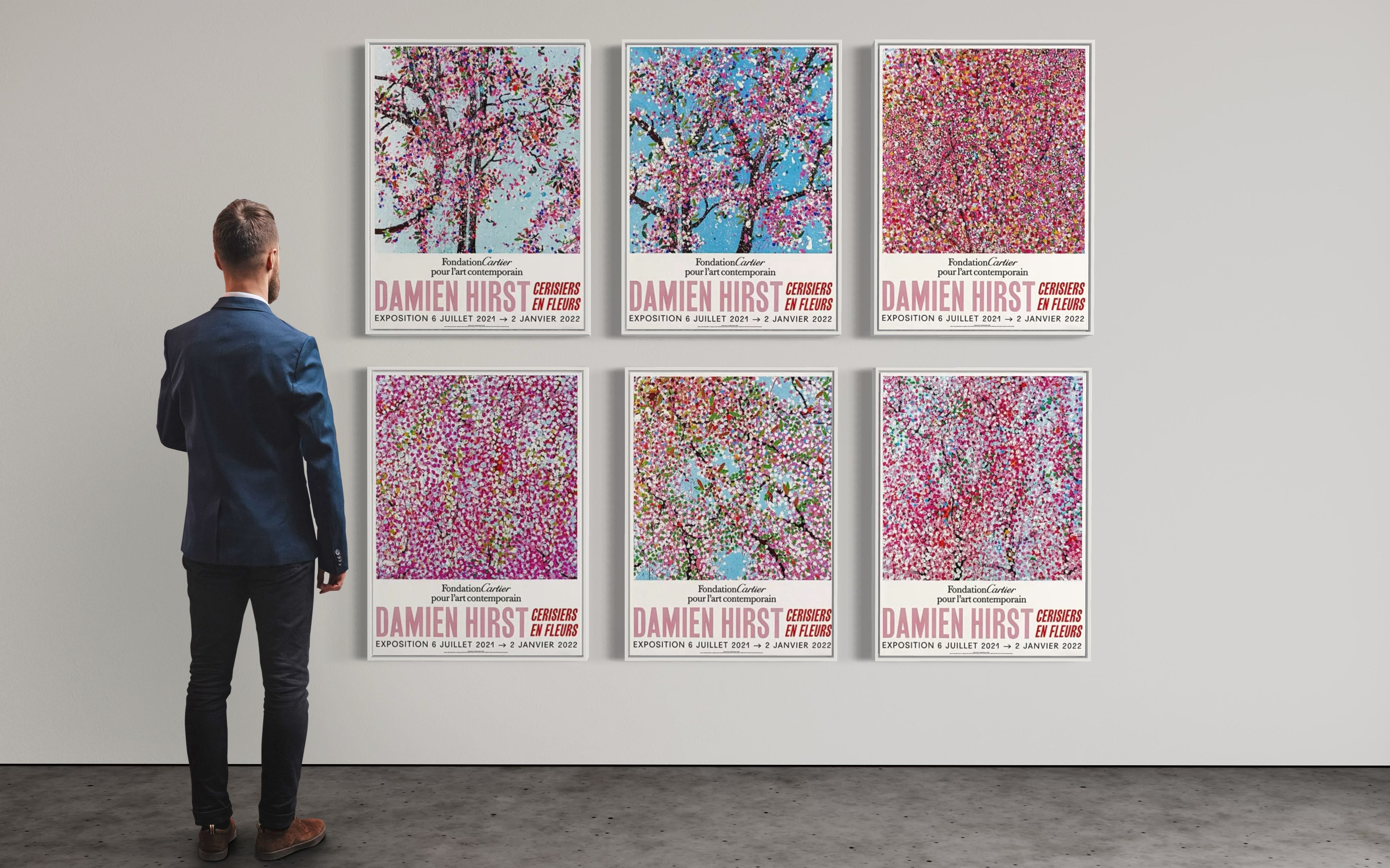 Damien Hirst – Cherry Blossoms | Set of 6 Exhibition Posters
