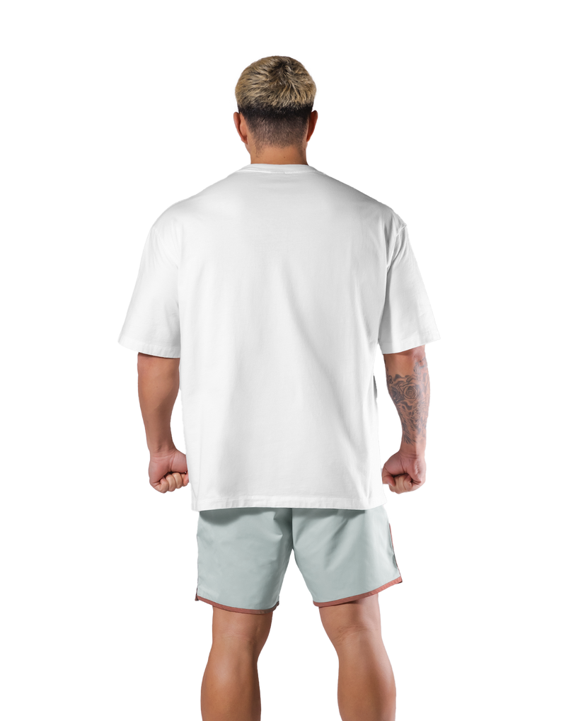 Dog Graphic Vintage Big T-Shirt - White – LÝFT