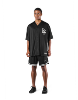 LÝ Logo Baseball Shirt - Black – LÝFT