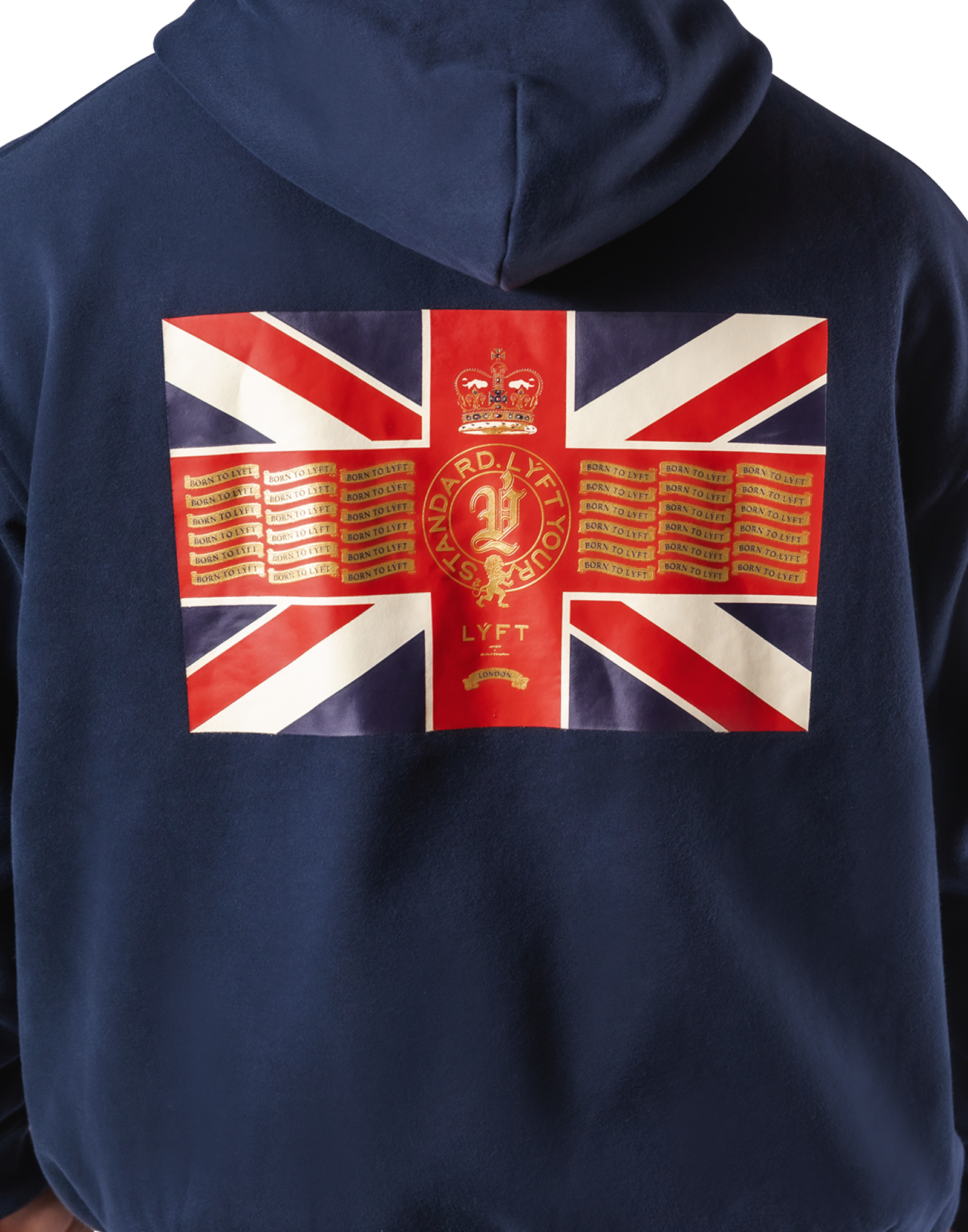 Classic Flag Zip-Up Hoodie - Navy – LÝFT