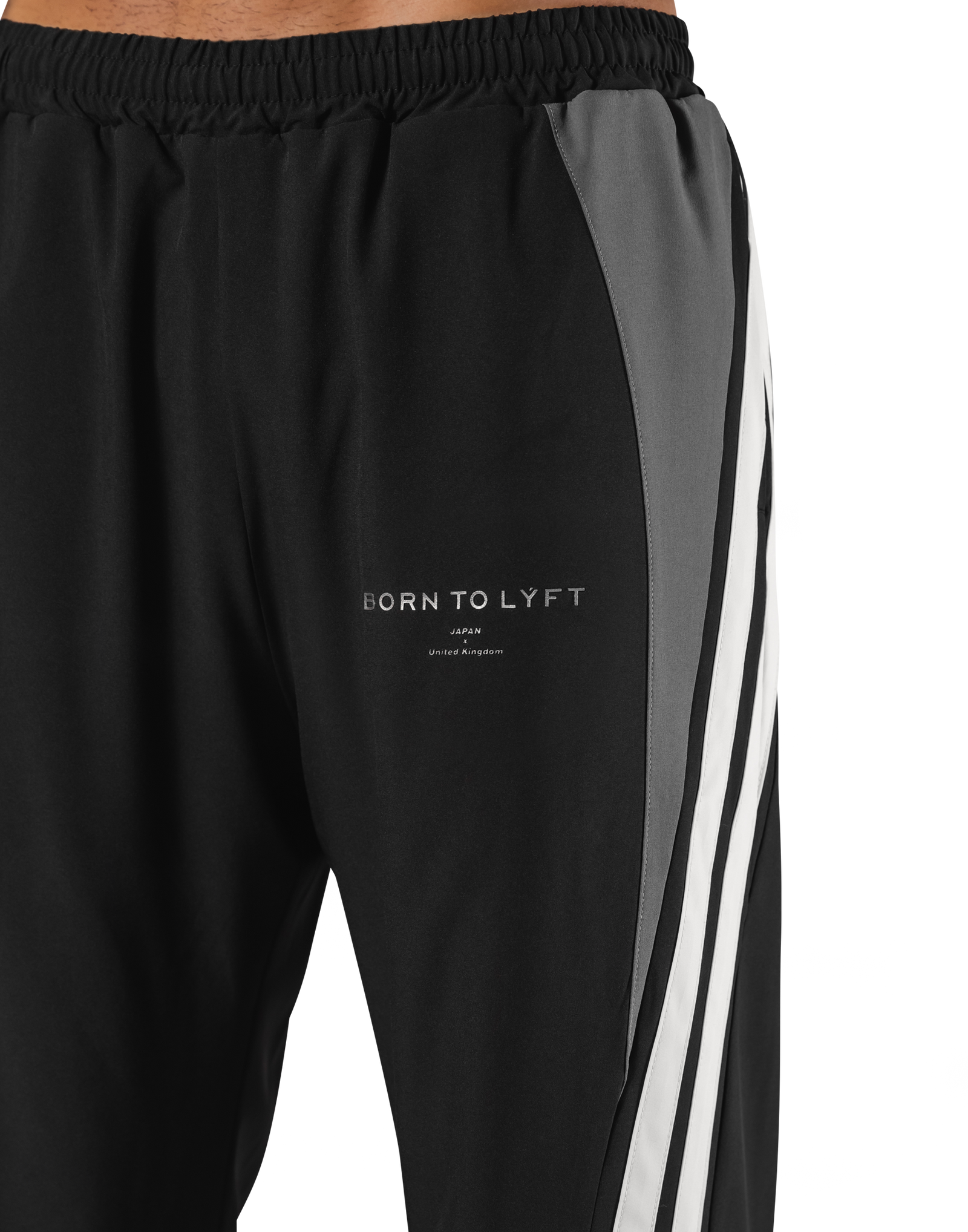 2Line Adjustable Wide Track Pants - Black – LÝFT