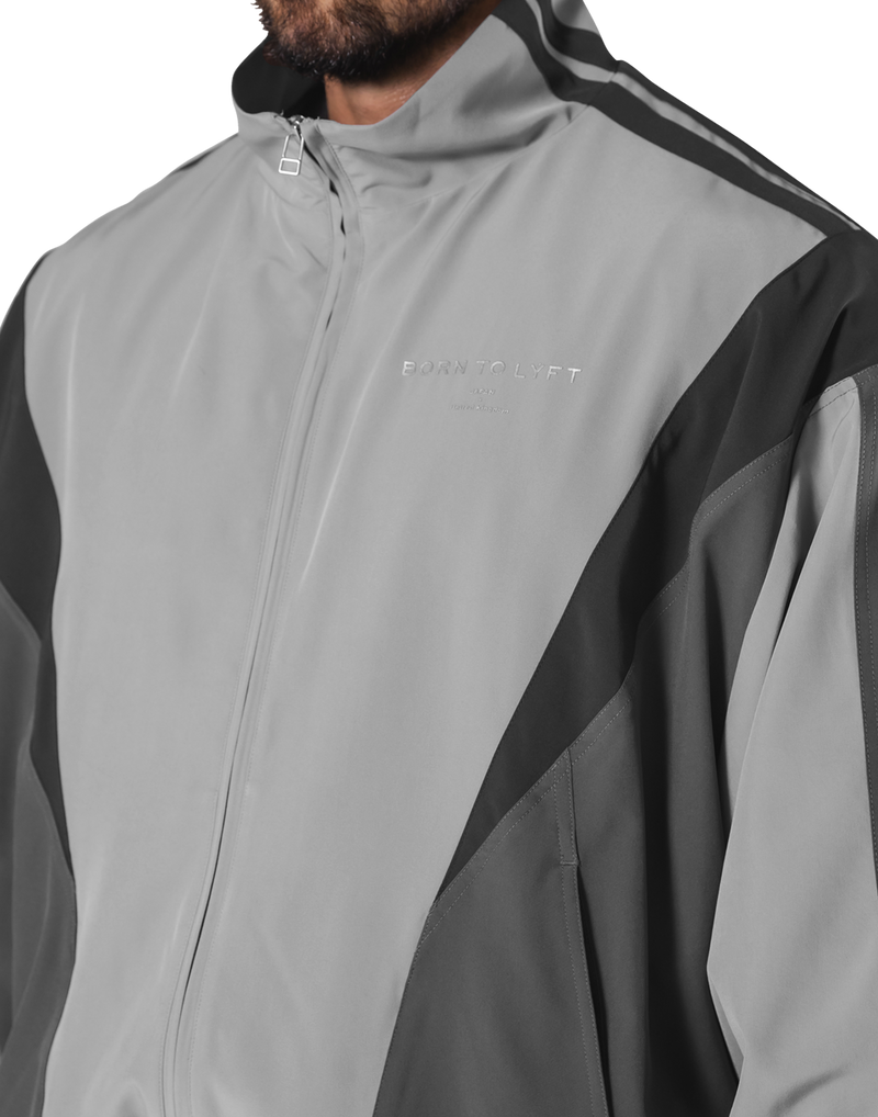 2Line Oversize Track Jacket - Grey – LÝFT