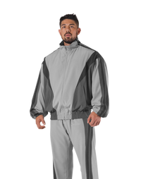 2Line Oversize Track Jacket - Grey – LÝFT