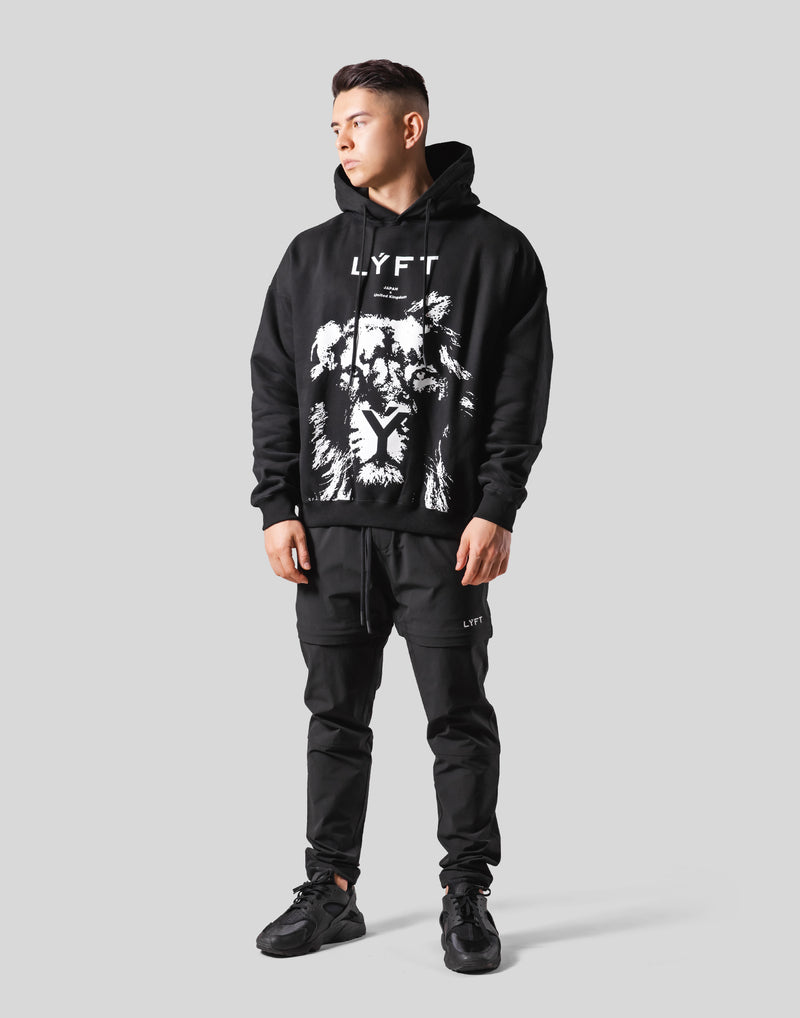 Lion Pullover Hoodie - Black – LÝFT