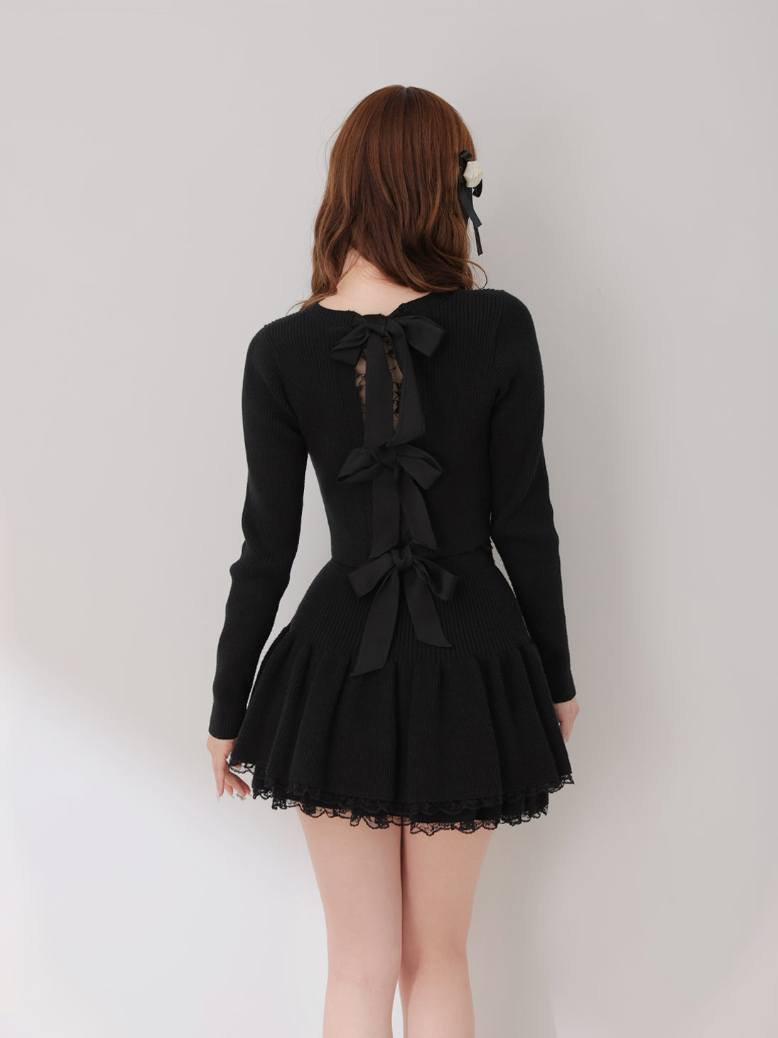 Back ribbon rib knit tops(eme10460) – M me eme