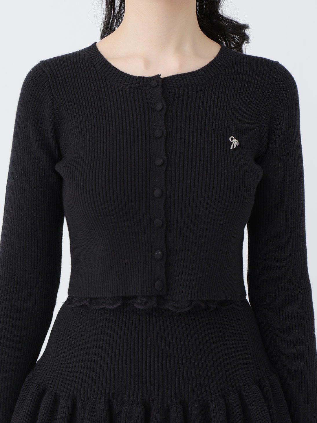 Back ribbon rib knit tops(eme10460) – M me eme