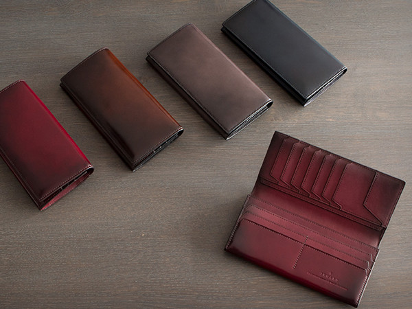 YUHAKU「YAC112」手染めフラップ長財布