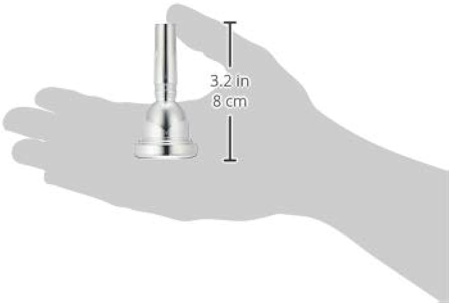 Amazon | バック Bach トロンボーン マウスピース 6 1/2AL 銀メッキ