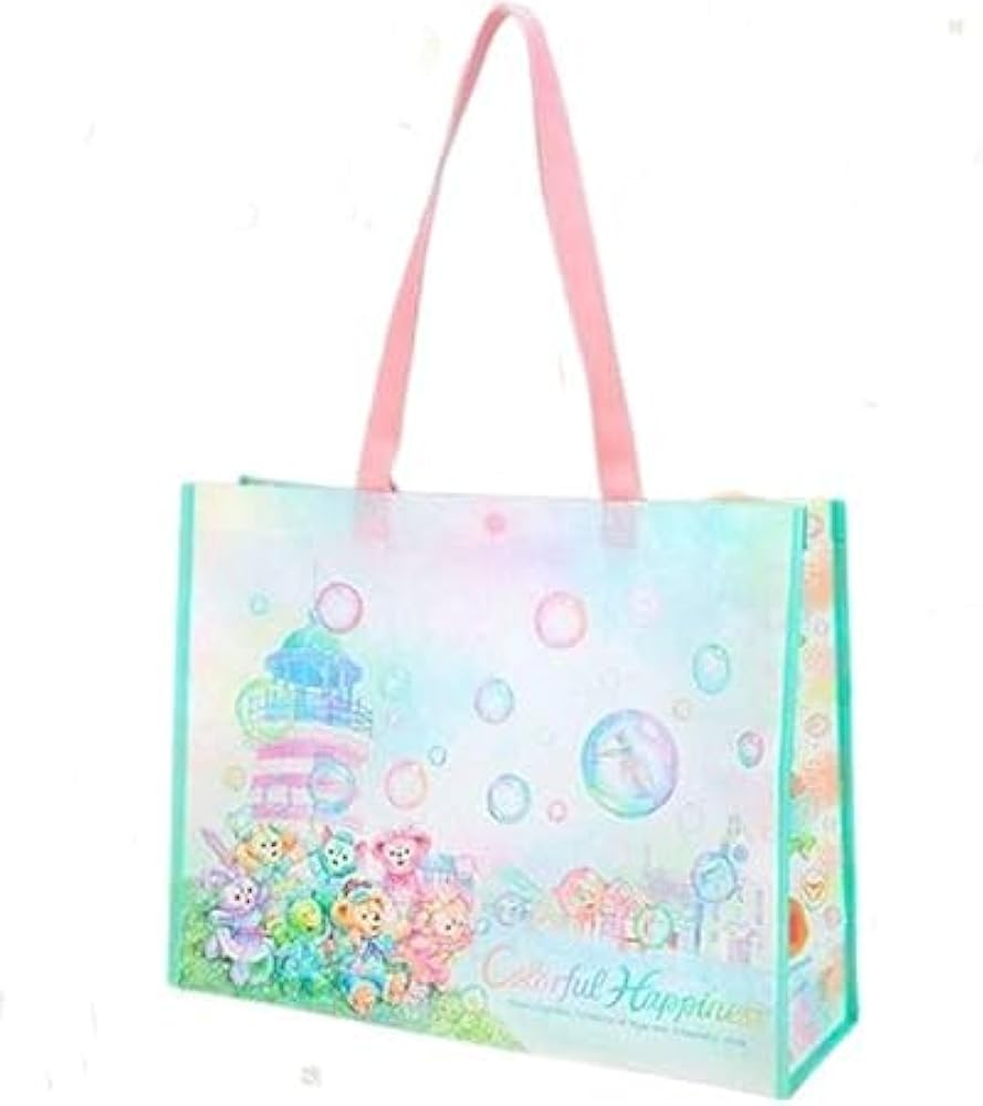 Amazon.co.jp: ショッピングバッグ ダッフィー＆フレンズ カラフル