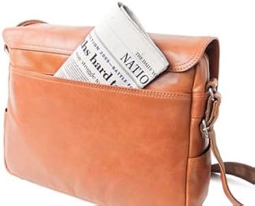 Amazon | [海老名鞄] 270DarkBrownメッセンジャーバッグ (ダーク